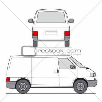 Mini Van Vector