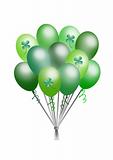 Green St. Patrick's Day Balloons