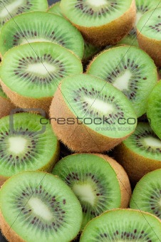 Food Kiwi Fruit slices. 
