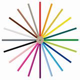 Color pencils - Vector image