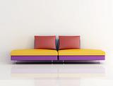 colored  modern couch