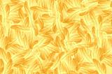Abstract yellow feathers illustration background