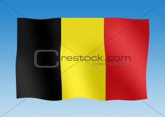 Flag of belgium
