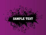 floral sample text background series design37