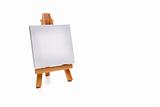 single white painting canvas