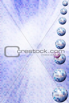 Background with balls