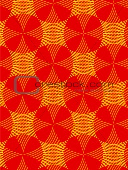 Star and Stripe Pattern Red