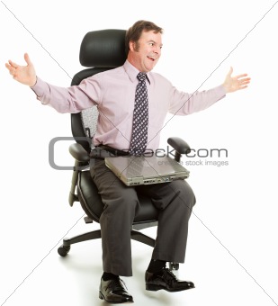 Spinning in Ergonomic Chair