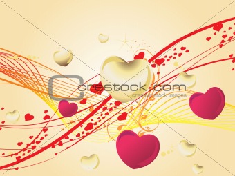 valentines shining heart, banner39
