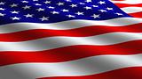 Close-up USA Flag Image