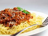 Spaghetti Pasta and Sauce