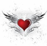 Heart and wings