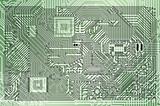 Tech industrial electronic background