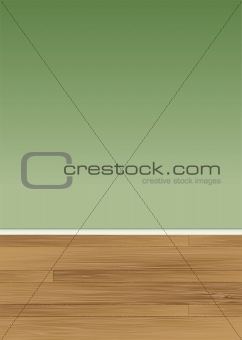 wood floor wall