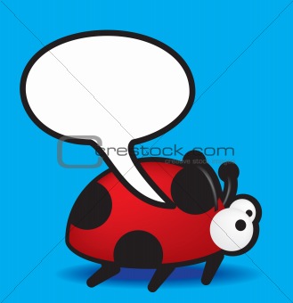 ladybird speech bubble