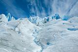 Surface of Perito Moreno glacier.