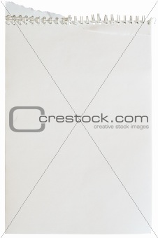 Note pad with spiral binding