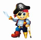 Boy In Pirate Costume