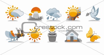 Weather icons set