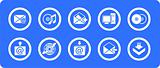 E-mail vector icons set