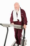 Senior man on Treadmill