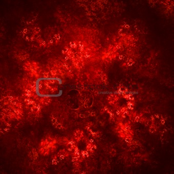 Abstract background. Black - red palette.
