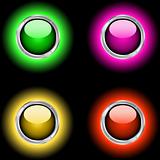 Glowing buttons 