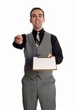 Businessman With Clipboard