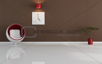 contemporary minimal living room