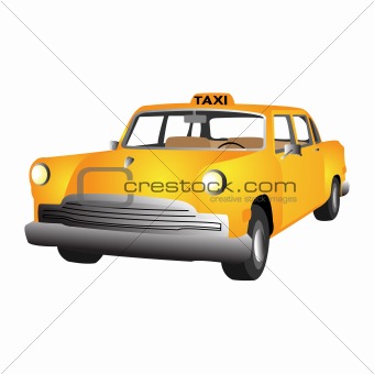 vector taxi car