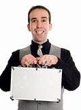 Young Businessman With Briefcase