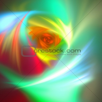 Abstract background. Orange - green palette.
