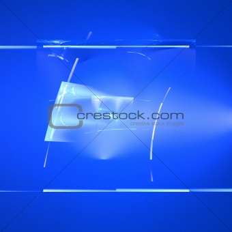Abstract background. White - blue palette.