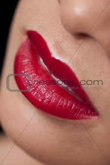 Ruby Red Lips