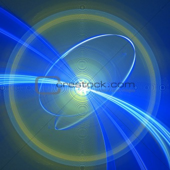 Abstract background. Yellow - blue palette.