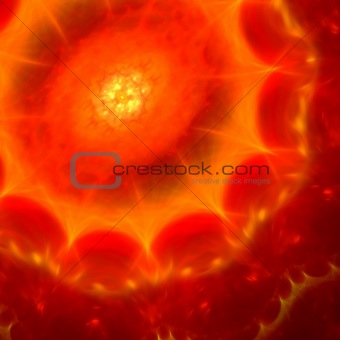 Abstract background. Red - orange - yellow palette.