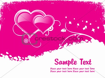 abstract pink valentine background