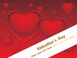 red valentine love background