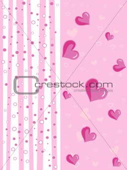 vector valentine card illustration