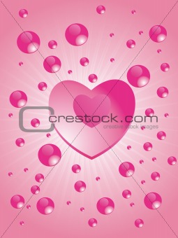pink design love background