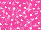 valentine seamless background with heart