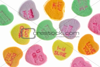 Candy Message Hearts