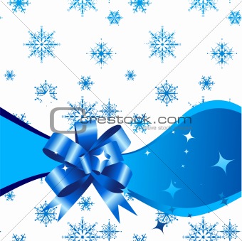 Gift bow ribbon, christmas