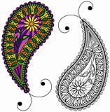 Paisley - Colorful or Black and White