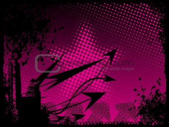 abstract grunge with arrows, vector design37