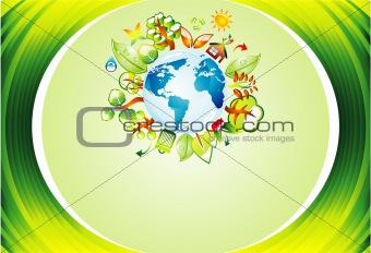 Ecology Green Background