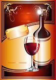 Wine Catalog Flayer background