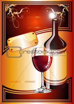 Wine Catalog Flayer background