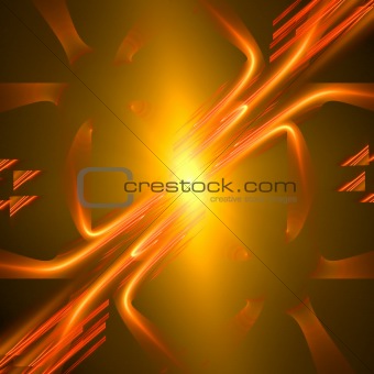 Abstract background. Orange - yellow palette.