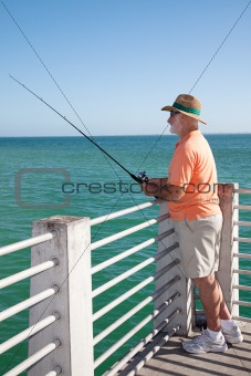 Senior Fisherman Vertical